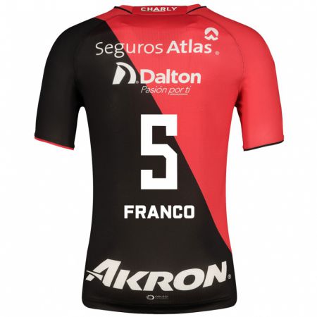 Kandiny Niño Camiseta Alejandra Franco #5 Negro 1ª Equipación 2023/24 La Camisa Chile