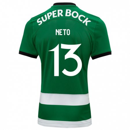 Kandiny Niño Camiseta Luís Neto #13 Verde 1ª Equipación 2023/24 La Camisa Chile