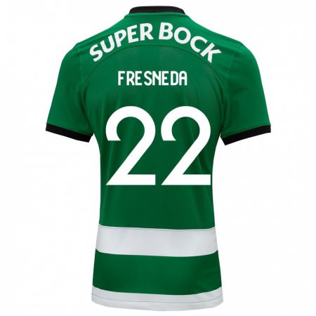 Kandiny Niño Camiseta Iván Fresneda #22 Verde 1ª Equipación 2023/24 La Camisa Chile