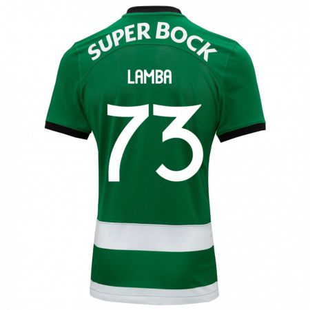 Kandiny Niño Camiseta Chico Lamba #73 Verde 1ª Equipación 2023/24 La Camisa Chile