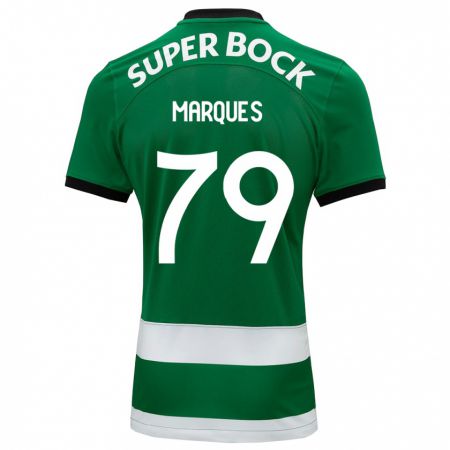 Kandiny Niño Camiseta Rodrigo Marquês #79 Verde 1ª Equipación 2023/24 La Camisa Chile