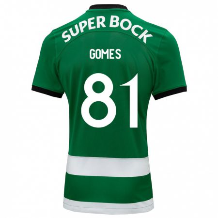 Kandiny Niño Camiseta Salvador Gomes #81 Verde 1ª Equipación 2023/24 La Camisa Chile