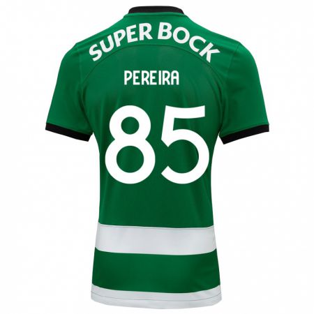 Kandiny Niño Camiseta João Pereira #85 Verde 1ª Equipación 2023/24 La Camisa Chile