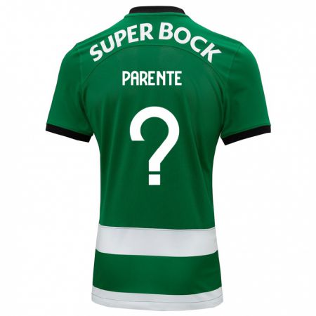 Kandiny Niño Camiseta Tiago Parente #0 Verde 1ª Equipación 2023/24 La Camisa Chile