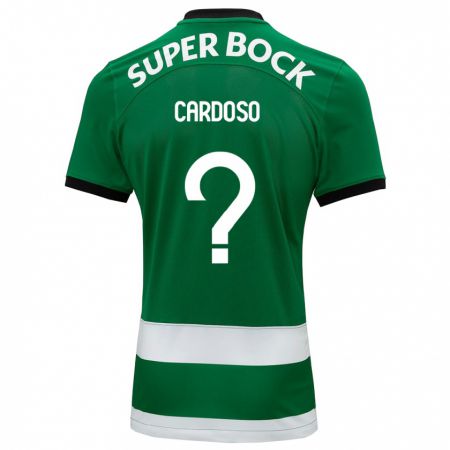 Kandiny Niño Camiseta Diogo Cardoso #0 Verde 1ª Equipación 2023/24 La Camisa Chile