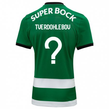 Kandiny Niño Camiseta Alex Tverdohlebov #0 Verde 1ª Equipación 2023/24 La Camisa Chile