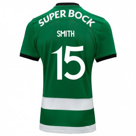 Kandiny Niño Camiseta Olivia Smith #15 Verde 1ª Equipación 2023/24 La Camisa Chile