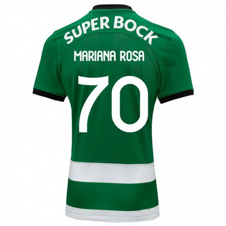 Kandiny Niño Camiseta Mariana Silva Pinto Vilaça Da Rosa #70 Verde 1ª Equipación 2023/24 La Camisa Chile