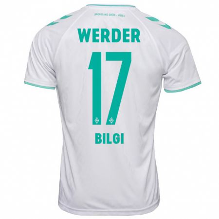 Kandiny Niño Camiseta Süleyman Bilgi #17 Blanco 2ª Equipación 2023/24 La Camisa Chile