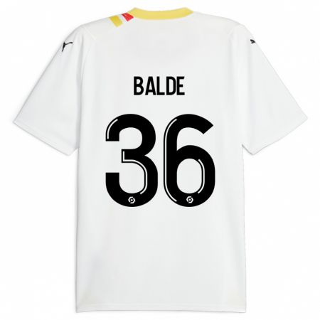 Kandiny Niño Camiseta Ibrahima Baldé #36 Negro 2ª Equipación 2023/24 La Camisa Chile