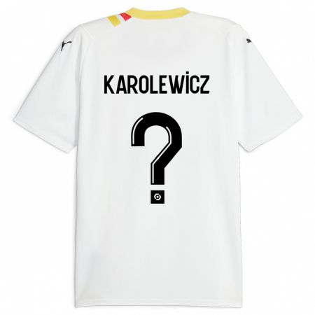 Kandiny Niño Camiseta Roman Karolewicz #0 Negro 2ª Equipación 2023/24 La Camisa Chile