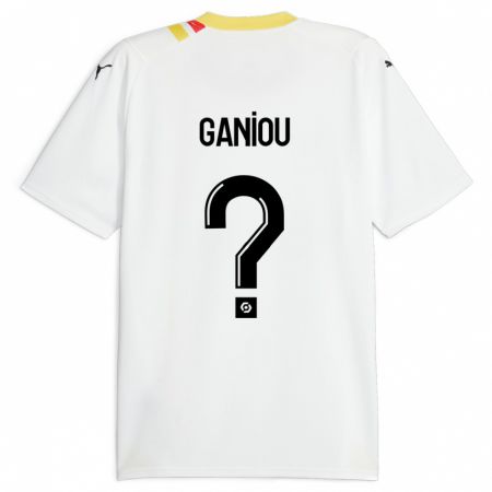 Kandiny Niño Camiseta Ismaëlo Ganiou #0 Negro 2ª Equipación 2023/24 La Camisa Chile