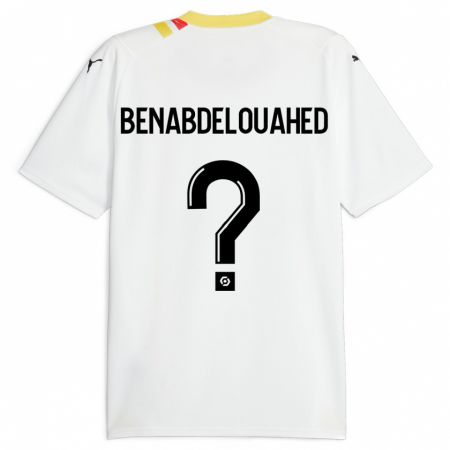 Kandiny Niño Camiseta Kaïs Benabdelouahed #0 Negro 2ª Equipación 2023/24 La Camisa Chile