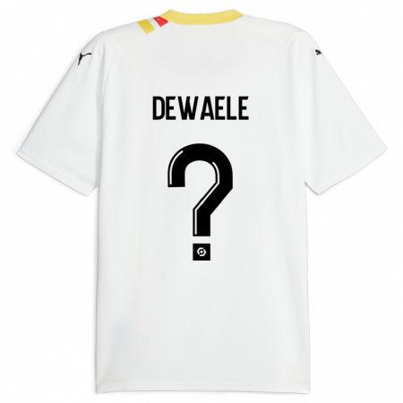 Kandiny Niño Camiseta Florian Dewaele #0 Negro 2ª Equipación 2023/24 La Camisa Chile