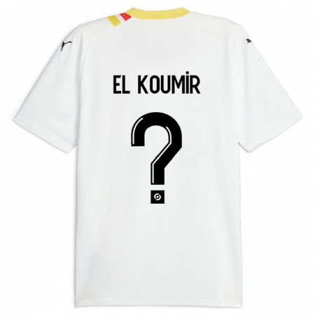 Kandiny Niño Camiseta Kaïna El Koumir #0 Negro 2ª Equipación 2023/24 La Camisa Chile