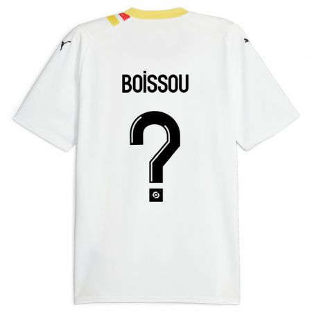 Kandiny Niño Camiseta Amina Boissou #0 Negro 2ª Equipación 2023/24 La Camisa Chile