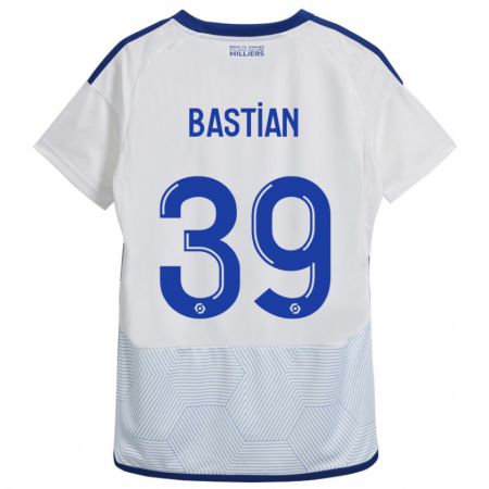 Kandiny Niño Camiseta Maxime Bastian #39 Blanco 2ª Equipación 2023/24 La Camisa Chile