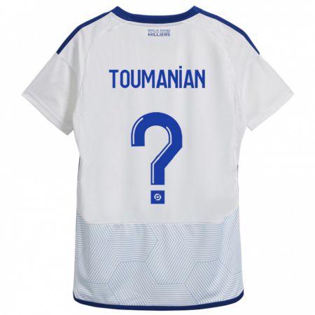 Kandiny Niño Camiseta Anthony Toumanian #0 Blanco 2ª Equipación 2023/24 La Camisa Chile