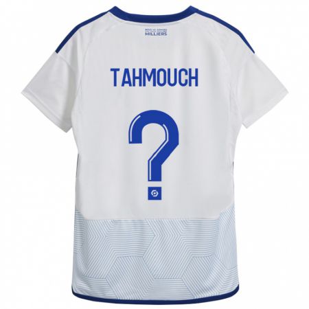 Kandiny Niño Camiseta Mathieu Tahmouch #0 Blanco 2ª Equipación 2023/24 La Camisa Chile