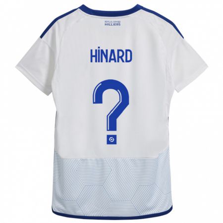 Kandiny Niño Camiseta Noa Hinard #0 Blanco 2ª Equipación 2023/24 La Camisa Chile