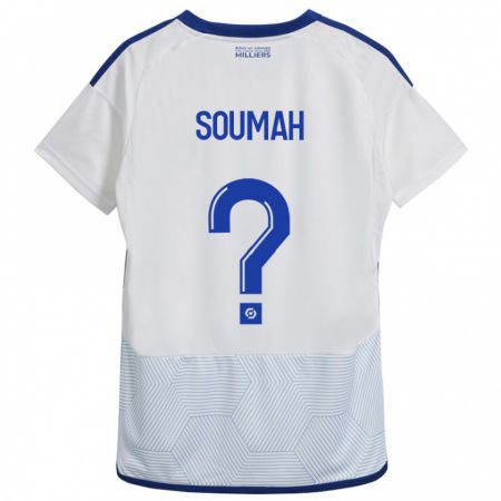 Kandiny Niño Camiseta Mohamed Soumah #0 Blanco 2ª Equipación 2023/24 La Camisa Chile