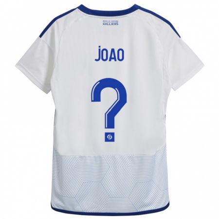 Kandiny Niño Camiseta Tchoula Joâo #0 Blanco 2ª Equipación 2023/24 La Camisa Chile