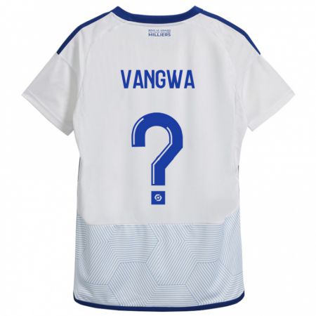 Kandiny Niño Camiseta Jilva Vangwa #0 Blanco 2ª Equipación 2023/24 La Camisa Chile