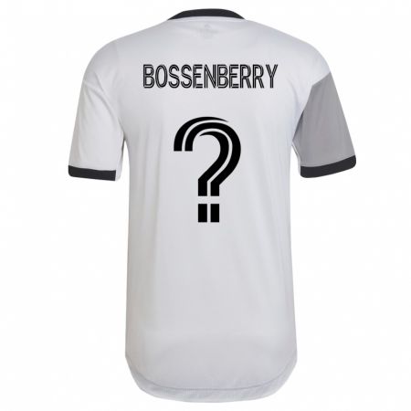Kandiny Niño Camiseta Antone Bossenberry #0 Blanco 2ª Equipación 2023/24 La Camisa Chile