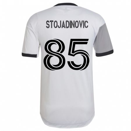 Kandiny Niño Camiseta Marko Stojadinovic #85 Blanco 2ª Equipación 2023/24 La Camisa Chile