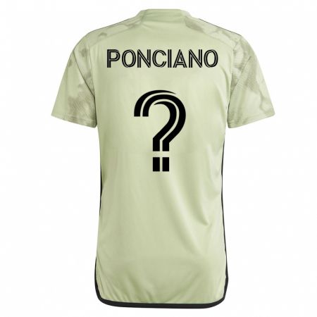 Kandiny Niño Camiseta Emir Ponciano #0 Verde 2ª Equipación 2023/24 La Camisa Chile