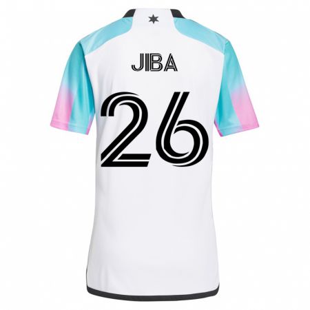 Kandiny Niño Camiseta Ryen Jiba #26 Blanco 2ª Equipación 2023/24 La Camisa Chile