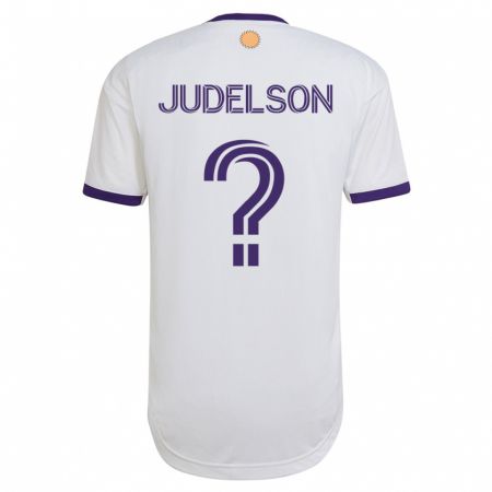 Kandiny Niño Camiseta Dylan Judelson #0 Blanco 2ª Equipación 2023/24 La Camisa Chile