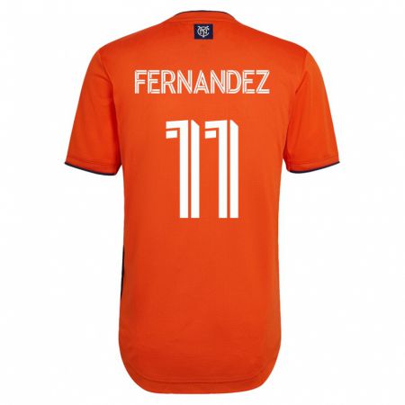 Kandiny Niño Camiseta Julián Fernández #11 Negro 2ª Equipación 2023/24 La Camisa Chile