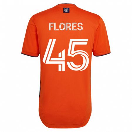 Kandiny Niño Camiseta Brian Flores #45 Negro 2ª Equipación 2023/24 La Camisa Chile