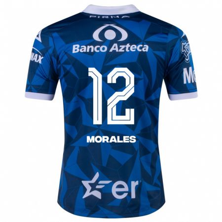 Kandiny Niño Camiseta Karla Morales #12 Azul 2ª Equipación 2023/24 La Camisa Chile