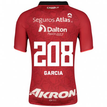 Kandiny Niño Camiseta Ángel García #208 Rojo 2ª Equipación 2023/24 La Camisa Chile