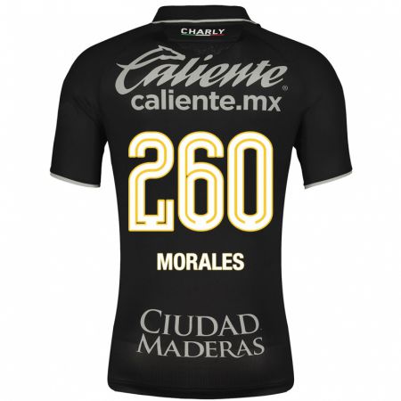 Kandiny Niño Camiseta Daniel Morales #260 Negro 2ª Equipación 2023/24 La Camisa Chile