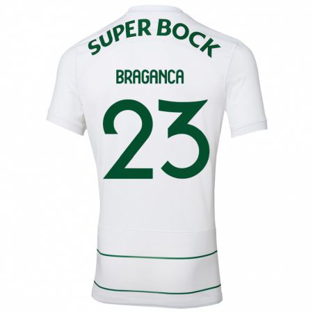 Kandiny Niño Camiseta Daniel Bragança #23 Blanco 2ª Equipación 2023/24 La Camisa Chile