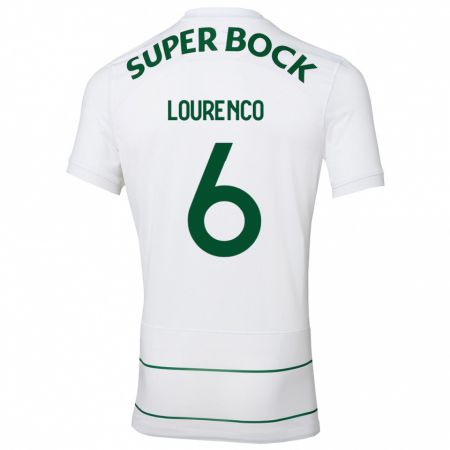 Kandiny Niño Camiseta Bruna Lourenço Urbano Costa #6 Blanco 2ª Equipación 2023/24 La Camisa Chile