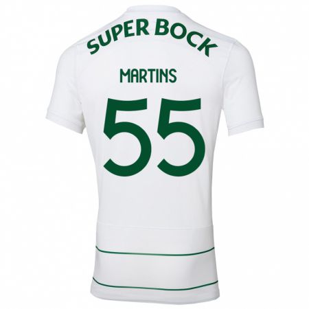 Kandiny Niño Camiseta Carolina Martins #55 Blanco 2ª Equipación 2023/24 La Camisa Chile