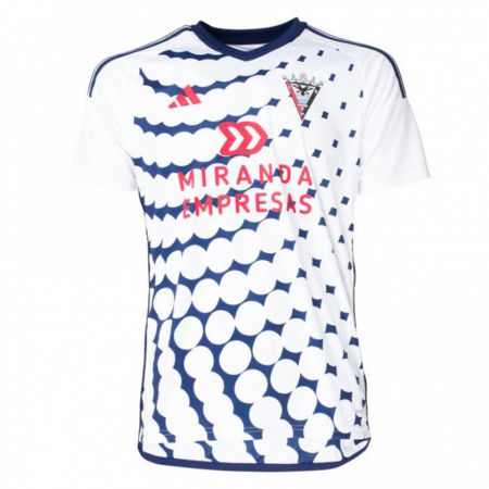 Kandiny Niño Camiseta Yeray Uzal #4 Blanco 2ª Equipación 2023/24 La Camisa Chile