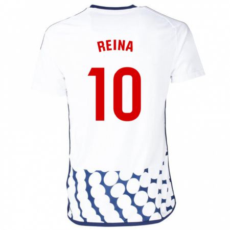 Kandiny Niño Camiseta Alberto Reina #10 Blanco 2ª Equipación 2023/24 La Camisa Chile