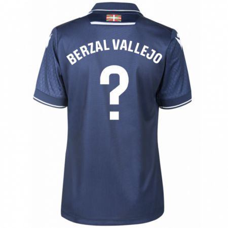 Kandiny Niño Camiseta Asier Berzal Vallejo #0 Armada 2ª Equipación 2023/24 La Camisa Chile