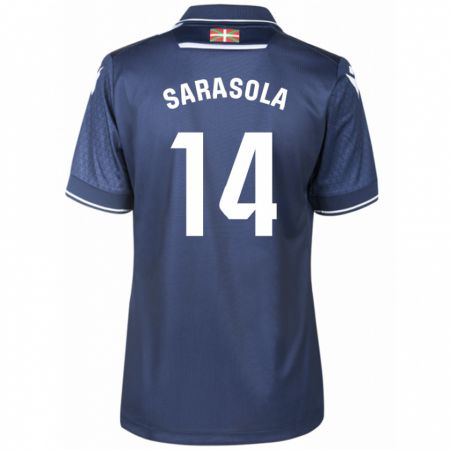 Kandiny Niño Camiseta Izarne Sarasola Beain #14 Armada 2ª Equipación 2023/24 La Camisa Chile