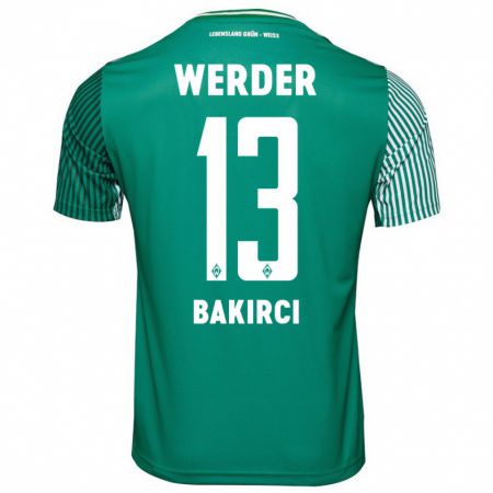 Kandiny Hombre Camiseta Yunus Bakirci #13 Verde 1ª Equipación 2023/24 La Camisa Chile