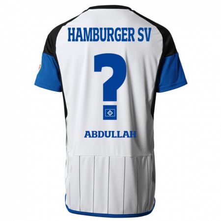 Kandiny Hombre Camiseta Majeed Salo Abdullah #0 Blanco 1ª Equipación 2023/24 La Camisa Chile