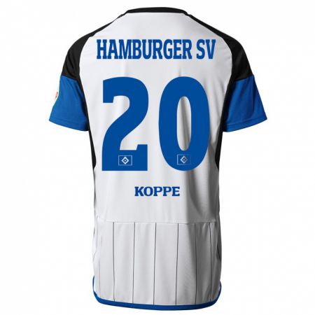 Kandiny Hombre Camiseta Katharina Köppe #20 Blanco 1ª Equipación 2023/24 La Camisa Chile