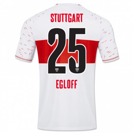 Kandiny Hombre Camiseta Lilian Egloff #25 Blanco 1ª Equipación 2023/24 La Camisa Chile