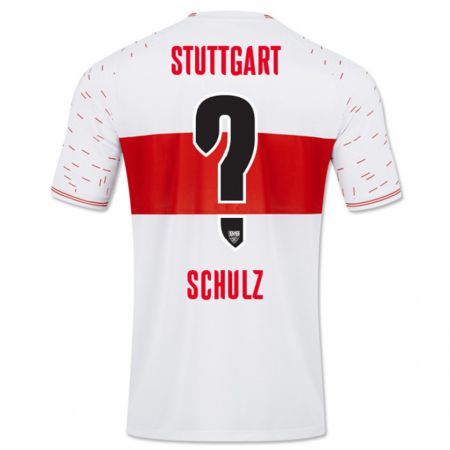 Kandiny Hombre Camiseta Tim Schulz #0 Blanco 1ª Equipación 2023/24 La Camisa Chile