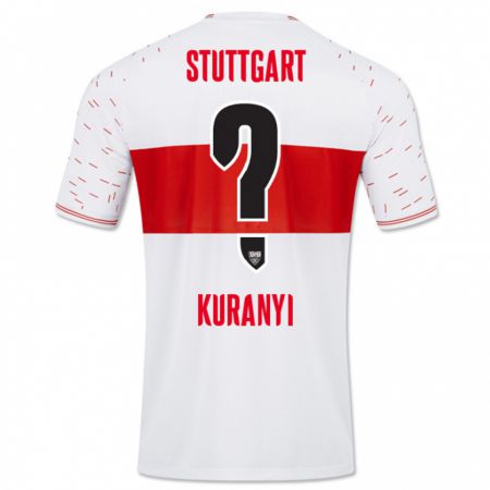 Kandiny Hombre Camiseta Karlo Kuranyi #0 Blanco 1ª Equipación 2023/24 La Camisa Chile